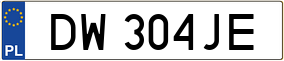 Truck License Plate